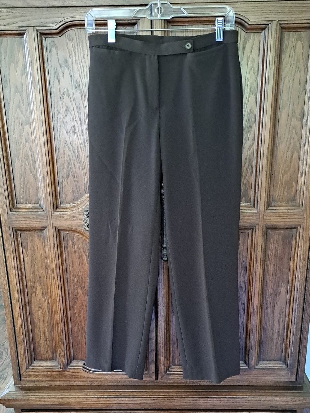 Focus 2000 Petite Pants in Dark Brown